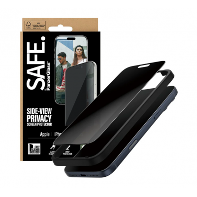PanzerGlass Γυαλί προστασίας Privacy SAFE. Case Friendly 0.3MM Ultra- Wide Fit w. EasyAligner για Apple iPhone 17 PRO 6.3 2025 - PG-SA21834